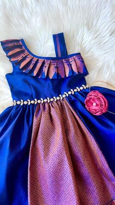 Children Frocks Designs, Kids Saree Dress, Baby Girl Blouse Designs, Baby Langa Blouse Designs, Baby Long Frocks Designs