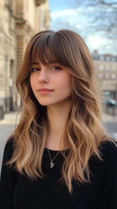 15 Curtain Bangs Hairstyles: Trendy Looks for 2024 Curtain Bangs Long Straight Hair Not Styled, Celebrities With Curtain Bangs, Medium Shag With Curtain Bangs Straight Hair, Women’s Long Length Haircut With Curtain Bangs, Curtain Bangs Long Hair 2024, Full Bangs, Different Curls, Different Hair Types, Voluminous Curls