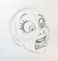 a drawing of a monkey with its mouth open and eyes wide open in front of the viewer