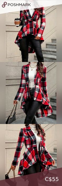 Asymmetrical Flare Casual Jacket