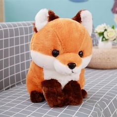 "1PC 15.5" Soft Cute Long tail Fox Plush Stuffed Toy - Plushie Depot Plushy Depot" Fox Plushie, Hiro Big Hero 6, Fox Stuffed Animal, Pet Fox, Kawaii Gifts, Kawaii Plushies, Maneki Neko, Cute Fox, Cute Stuffed Animals