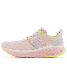 (WMNS) New Balance Fresh Foam X 1080 v12 'Pink Blue White' W1080P12 (SNKR/Low Top/Women's) New Balance Fresh Foam, Low Top, New Balance, Pink Blue, Blue And White, Womens Tops, Sneakers, Pink, Blue