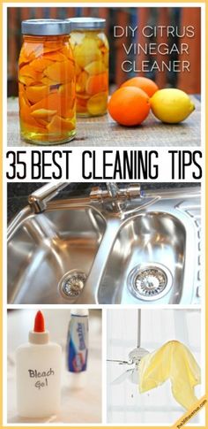 the best cleaning tips for kitchen sinks and dishes in this post - it - yourself photo collage