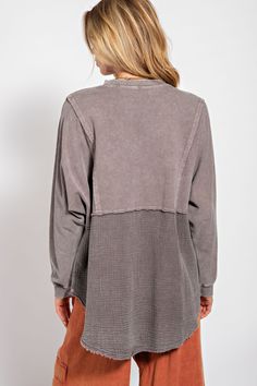 Experience unparalleled luxury with our Mocha Mineral Washed Tunic. Crafted with a blend of luxurious materials, this garment is as soft as velvet to the touch and features a sumptuous mocha hue that will turn heads with its exclusive, exquisite style. Vintage Havana, Boutique Brands, Love Is Free, Women Clothing Boutique, Large Bust, Layered Look, Small Bust, Kids Bags, Online Womens Clothing