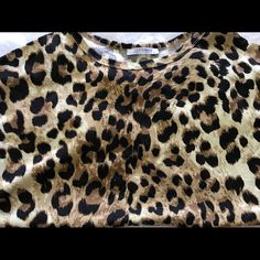 Crew Neck Tee New Without Tags Non Smoking Home Zara Animal Print Tee, Print Tee, Zara Black, Zara Tops, Crew Neck Tee, Black Tan, Printed Tees, Black And Tan, Leopard Print