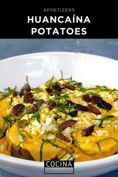 a white bowl filled with food on top of a table