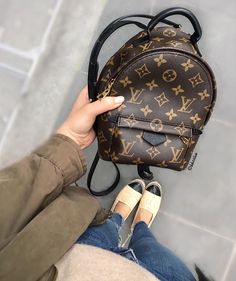 Louis Vuitton Mini Palm Springs backpack and Chanel espadrilles Texlaxed Hair, Chanel Espadrilles, Louis Vuitton Backpack, I'm Grateful, Chanel Backpack, Louis Vuitton Fashion, Relaxed Hair, Dior Handbags