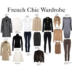 French Chic Wardrobe Chic Wardrobe, Estilo Hippy, Fashion Capsule Wardrobe, Minimalist Capsule Wardrobe, Moda Paris, Fashion Capsule, French Chic