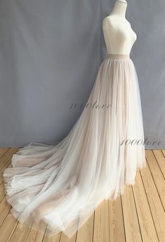 Adult Mixture Color Long Train Skirt, Skin With Ivory Tulle Skirt,evening Skirt, Bridesmaid Dress,photo Shoot Engagement Tulle Skirt - Etsy Wedding Skirt With Tulle And Long Train, Flowy Beige Skirt For Wedding, Beige Flowy Skirt For Wedding, Beige Full Skirt For Wedding, Tool Skirt, Train Skirt, Ivory Tulle Skirt, Bridal Skirt, Tulle Long Skirt