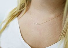 "14k Real gold .4.5mm .Super small Hebrew name necklace. tiny gold name necklace. dainty personalized name necklaces. delicate name necklace 🌟 Material is 14k solid real gold. Super small-around 4.5mm (letters higth) This name necklace will be in Hebrew/English. The measurements of the name plate changes according to the name you order. The name plate is 0.4 thick. Lengths available -14\", 16\", 18\", 20\", 22\". For normal letters higth please follow the link bellow: https://www.etsy.com/il-en English To Hebrew, Hebrew Names, Gold Name Necklace, Bellows, Name Necklaces, Necklace Dainty, Name Necklace, Name Plate, Real Gold