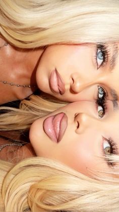 Vs Makeup Look Angels, Fallon Twombley, 2000s Selfies, 2008 Makeup, Two Blondes, Y2k Makeup, Black Eyebrows, Cute Halloween Makeup, Makeup Face Charts