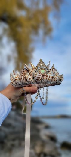 Embrace the enchanting allure of the ocean with this handcrafted Mermaid Crown, meticulously adorned with an array of  seashells. Each shell has been carefully selected and arranged to create a majestic, wave-like pattern that evokes the timeless beauty of the sea. This crown is not only a stunning accessory but also a piece of wearable art. The silver accents shimmer like sunlight dancing on the water's surface, adding a touch of elegance and mystique to your ensemble. Whether you're gracing a Sea Crown, Shell Crowns, Fairy Crown, Mermaid Crown, Gold Palette, Fairy Hair, Summer Festival, Silver Accents, Wedding Hair Accessories