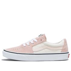 Vans SK8-Low 'Pink' VN0009QRBQL Classic Pink Sneakers For Streetwear, Trendy Pink Skate Shoes For Skateboarding, Pink Vans Skateboarding Sneakers, Pink Vans Sneakers For Skateboarding, Pink Vans Skate Shoes, Pink Vans Skate Shoes For Sports, Casual Pink Skate Shoes For Skateboarding, Pink Skate Shoes For Spring Skateboarding, Pink Skate Shoes For Skateboarding In Spring