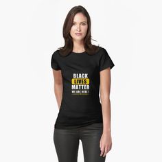 "Black Lives Matter t-shirt for men and women" T-shirt by DINADIM | Redbubble Selective Mutism, Men With Street Style, Break Out, Mom Shirts, Lightweight Hoodie, Tshirt Colors, Chiffon Tops