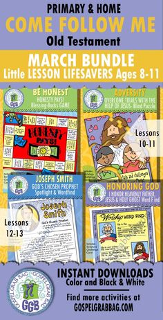 the march lesson for children to learn how to use bibles and read alouds