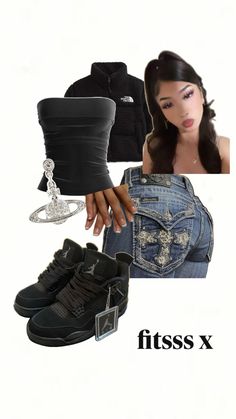 Afro Latina Outfits, Aesthetic Latina Outfits, Outfit Ideas Latina Baddie, This Or That Clothes Edition, How To Style Miss Me Jeans Outfit, Outfit Ideas Bodysuit, Mexican Baddie Outfits, Latina Clothes Style