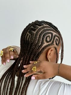 Freestyle Feed In Braids, Brunette Braids, Usa Outfits, Black Kids Braids Hairstyles, Cornrows Natural Hair, Color Hair Styles, Effortless Hair, Natural Hair Stylists, Occasion Hair