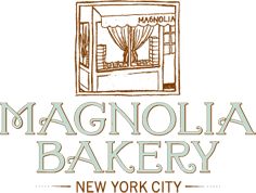 the logo for magnolia bakery, new york city