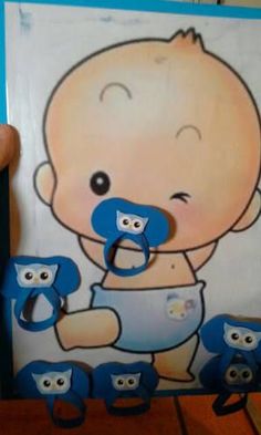 Pin The Pacifier On The Baby, Juegos Baby Shower, Owl Baby Shower, Shower Bebe, Baby Shower Planning