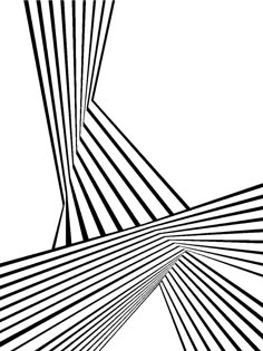 an abstract black and white image with lines