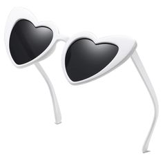 PRICES MAY VARY. ❤️【HEART SHAPED STYLISH DESIGN】This heart shaped sunglasses is fashion modern style brand design, Containing bling glitter powder on the frame, the transparent frame is both elegant and cool.It’s the perfect accessory for any outfit, can go with various of features and clothings. The most fashionable design, the perfect cover your eyes. ❤️【UV400 LENS PROTECTION】 AISSWZBER's anti-glare lenses can block 100% of both UVA and UVB radiation. The lens can filter out glare from reflect Transparent Frame, High Fashion Accessories, Shaped Sunglasses, Retro Glasses, Heart Shaped Sunglasses, Mod Style, Glitter Powder, Mod Fashion, Vintage Glasses