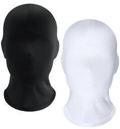 PRICES MAY VARY. Comfortable Material - Lycra fabrics, Our full face masks are lightweight, absorbent, breathable and dry quickly, no unpleasant smells. Suitable for Any Crowd - 37 x 23 cm / 14.6 x 9.1 inch mask with good elasticity, one size is suitable for all men and women! DIY Costume Accessory - You can scribble on the morphmask at will; or wear a black one to become an invisible person. Also can wear under your halloween cosplay mask. Perfect Cosplay Mask - Joukavor faceless mask cover can Invisible Person, Black Costumes, Hood Mask, Face Mask Halloween, Perfect Cosplay, Blank Mask, Rave Mask, Mascaras Halloween, Cosplay Mask