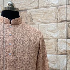 This old Rose Georgette embroidery Mens Custom fit kurta Pajama set is made with high-quality georgette fabric and intricate chikan embroidery for a luxurious look and comfortable wear. Perfectly tailored to your size, you'll love the way you look in this stylish and timeless design. We provide any customization color size for Customer requirement according so any your requirement contact Us feel free.. The garment should always be dry-cleaned only NOTE: All our items are handmade and specially Long Sleeve Jamawar Kurta For Eid, Straight Kurta Sherwani With Chikankari For Navratri, Sherwani With Chikankari Embroidery For Navratri, Navratri Sherwani With Chikankari Embroidery, Straight Kurta, Navratri Sherwani With Chikankari Embroidery, Straight Jamawar Kurta With Self Design, Jamawar Straight Kurta With Self Design, Nehru Jacket With Chikankari Embroidery, Straight Kurta In Jamawar For Festivals