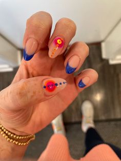 Oval Gel Nails Summer, Spring Break Nails, Broken Nails, Crazy Text, Nail Idea, Nagel Inspo