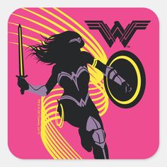 Check out Justice League's Wonder Woman in silhouette form, with her armor and weapons highlighted in contrasting colors. The Wonder Woman logo is featured in the upper right, and golden curves swirl around Wonder Woman in the direction she is leaping. Wonder Woman Silhouette, Superhero Squad, Superheroes Party, Superhero Designs, Wonder Woman Birthday, Xmas Art, Justice League Wonder Woman, Wonder Woman Movie, Wonder Woman Art