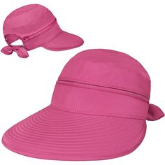 Premium 2-IN-1 Combo Sun Visor Hat for Women by Sun Cube Our Visor Wide Brim Hat for Women is the perfect gear to keep you protected in the sun during any outdoor activities. Practical and beautiful, this visor is versatile for many use cases. It is durable and provides a full brim of shade. Protect your skin- wide brim design to protect your face. It is also 50+ UPF and offering complete UV protection. Practical & fashionable Comfy and cozy, this hat is lightweight, breathable, and made with pr Adjustable Pink Sun Hat For Travel, Adjustable Hats With Uv Protection, Pink Beach Hats For Travel, Pink Travel Hat For Beach Season, Uv Protection Adjustable Hat, Pink Sun Hat For Beach Travel, Pink Adjustable Sun Hat For Summer, Pink Lightweight Travel Hat, Adjustable Pink Hat For Travel