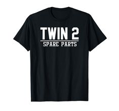 PRICES MAY VARY. Twin 2 shirt. Inappropriate gift matching tee for identical twins who love sarcastic cringe sassy humor! Perfect joke shirt for twin rivalries. Other cool dark humor twin shirts for adults & kids available. Twin One and Twin Two shirts for wonder twins! A unique savage gag gift idea for parents expecting twins or for twin brothers and sisters, or for a birthday or Christmas. Check our brand for the best twin apparel & twin outfits for adults. Lightweight, Classic fit, Double-nee Twin T Shirt Ideas, Sassy Humor, Inappropriate Gift, Wonder Twins, Twin Shirts, Fraternal Twins, Expecting Twins, Twin Outfits, Identical Twins