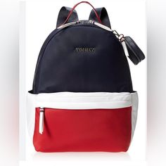 About This Item Comfortable Carry: Designed With A Soft, Yet Durable Handle And Two Comfy Straps, Tommy Hilfiger's Women's Backpack Ensures You're Comfortable And Stylish On The Go. Travel In Style: Clever Design Gives Tommy's Backpack For Women An Elevated Look That Goes With Every Ensemble. Simply Essential: From Weekend Trips To Epic Escapes, Pack In Style With This Beautiful Travel Backpack. Versatile As Ever: Tommy Hilfiger Designed This Womens Backpack To Look Elegant And Tidy, Whether You White Tommy Hilfiger Bag For Everyday, Everyday White Tommy Hilfiger Bag, White Tommy Hilfiger Bags For Everyday Use, Casual Tommy Hilfiger Bag With Adjustable Strap, Tommy Hilfiger Bags With Adjustable Strap For Everyday Use, Trendy Tommy Hilfiger Bags With Zipper Closure, Tommy Hilfiger Blue Bags For Daily Use, Tommy Hilfiger Bags Backpacks, Tommy Hilfiger Bags With Adjustable Strap