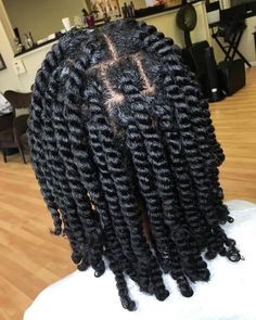 Three strand twists on curly hair 4 Hairstyles, Thick Natural Hair, Cabello Afro Natural, Short Twists, Braids For Boys, Natural Hair Twists