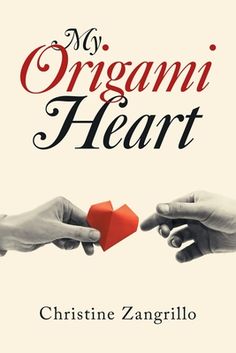 two hands holding an origami heart in front of the words, my organ heart