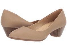 CL By Laundry Amazed - Women's Shoes : Nude Nubuck : A low heel and pointed-toe silhouette are essential features of the CL By Laundry Amazed pumps, a chic look to get you through the day! Synthetic upper and lining with cushioned footbed. Stacked heel. Synthetic outsole. Imported. Measurements: Heel Height: 2 in Weight: 8.5 oz Product measurements were taken using size 10, width M. Please note that measurements may vary by size. Weight of footwear is based on a single item, not a pair. Spring Court Shoes With Cushioned Footbed And Low Heel, Spring Court Shoes With Cushioned Almond Toe, Spring Court Shoes With Almond Toe And Cushioned Footbed, Flat Heels With Removable Insole For Work, Spring Pointed Toe Court Shoes With Cushioned Footbed, Pointed Toe Court Shoes With Cushioned Footbed, Pointed Toe Medium Width Court Shoes With Cushioned Footbed, Synthetic Court Shoes With Stacked Heel For Work, Office Court Shoes With Cushioned Footbed And Almond Toe