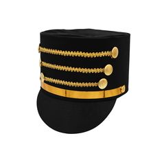 Majorette Ring Master Toy Soldier Drum Major Nutcracker Drummer Boy Costume Hat | eBay Toy Soldier Hat, Marching Band Outfits, Ring Leader Costume, Toy Soldier Costume, Conductor Hat, Nutcracker Costumes, Ring Master, Soldier Costume, Drum Major