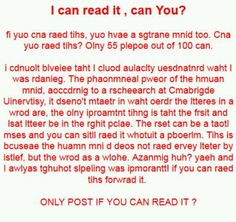 a red and white sign that says, i can read it, can you?