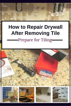 how to repair drywall after removing tile - prepare for tiling ebook cover image