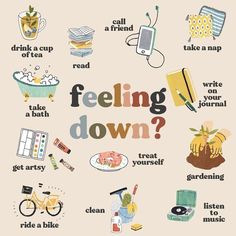 خريطة ذهنية, Studera Motivation, Self Care Bullet Journal, Trening Fitness, Vie Motivation, Positive Self Affirmations, Mental And Emotional Health, Self Care Activities, Feeling Down