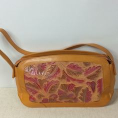 Cynthia Rowley Tan Tooled Leather Bag With Beautiful Tooled Designs And Colors. Bag Is Light Weight. Inside Has One Zip Pocket. Nwot No Damage. Clean Beige Rectangular Satchel With Leather Backing, Retro Rectangular Shoulder Bag With Leather Backing, Retro Leather Bag, Tooled Leather Bag, Tooled Leather, Cynthia Rowley, Leather Tooling, Everyday Style, Everyday Fashion