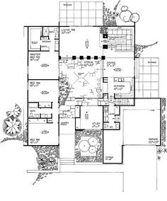 the floor plan for a house with lots of room and space to put in it