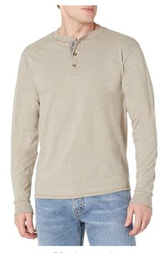 Men's Long Sleeve Beefy Henley Shirt: _henley outfit _henley _henley top _henley shirt outfit _henley shirt men _mens henley shirt _henley shirt men outfit _men henley shirt _heather shirt _shirt _men outfit _mens t _man fashion _outfit man _funny shirts for men _gentleman style _shirts for men funny _tucking shirts _funny shirts men _shirts for men _mens fashion shirts _men shirt outfit _t shirt for men _mens vinyl shirts for men _men t shirt _mens tee shirts _mens shirts _how to wear men shirt Mens Outfits Dressy, Mens Casual Outfits Summer