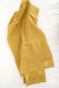 Kontex Moku Light Hand Towel Hand Towel, The Bathroom, Modern Home, Hand Towels, The Collection, Tumble Dryer, Mustard, Textiles, Japan