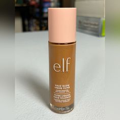 #4 Medium E.L.F Halo Glow Liquid Filter Foundation Nwt. Makeup Is A Pallet Pull And May Have Sticker Residue Or Missing Tag. Makeup Is New Elf Foundation, Halo Glow Liquid Filter, Halo Glow, Vegan Cosmetics, Foundation Colors, Elf Makeup, Makeup Bundles, Warm Undertone, Cc Cream