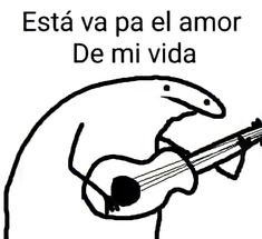 an image of a guitar with the words esta va pae el amor de mi viada