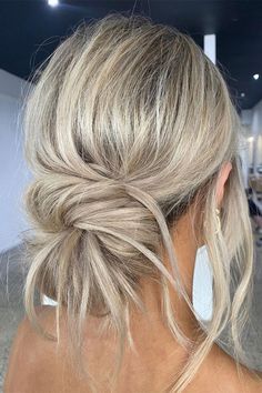 4. Messy Twisted Bun We don’t know about you, but we’re kind of over updo hairstyles, especially hot warmer seasons are ahead of us. ... Wedding Hairstyles Bun, Summer Wedding Hairstyles, Wedding Hair Up, Hairstyles Bun, Wedding Guest Hairstyles