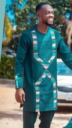 Wedding Suits Groomsmen, Kaftan Designs, African Clothing For Men, African Shirts