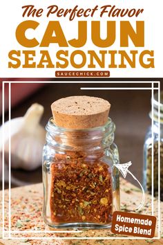 Bold and Spicy Homemade Cajun Seasoning Recipe Cajun Seasoning Recipe Easy, Cajun Spice Recipe, Cajun Seasoning Recipe, Paleo Condiments, Man Recipes, Homemade Cajun Seasoning, Cajun Spice, Creole Cooking, Spice Blends Recipes