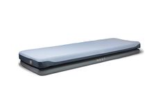 an inflatable mattress is shown on a white background