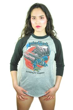 Vintage Judas Priest shirt  Screaming for Vengeance  Size M Pit to Pit 18in Top to Bottom 26in Alternative Style Graphic Print Tops For Fans, Band Merch Tops With Screen Print For Fans, Unisex Edgy Top For Fan Merchandise, Alternative Style Short Sleeve Fan Merchandise Tops, Edgy Unisex Top For Fan Merchandise, Alternative Short Sleeve Tops For Music Festivals, Alternative Style Short Sleeve Tops For Music Festivals, Fan Merchandise Band Logo Long Sleeve Tops, Band Logo Long Sleeve Fan Merchandise Tops